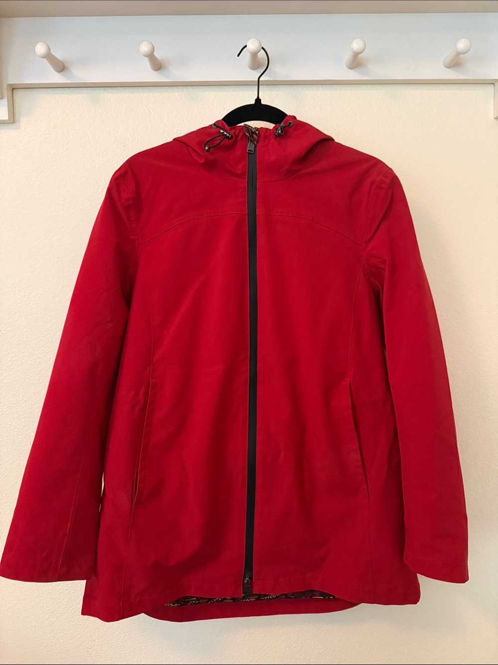 Pendleton Women’s Red Hooded Rain Jacket SZ S